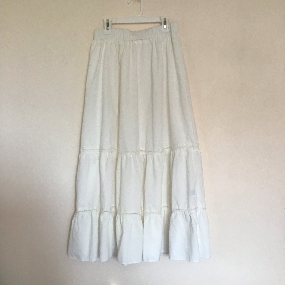 White skirt
